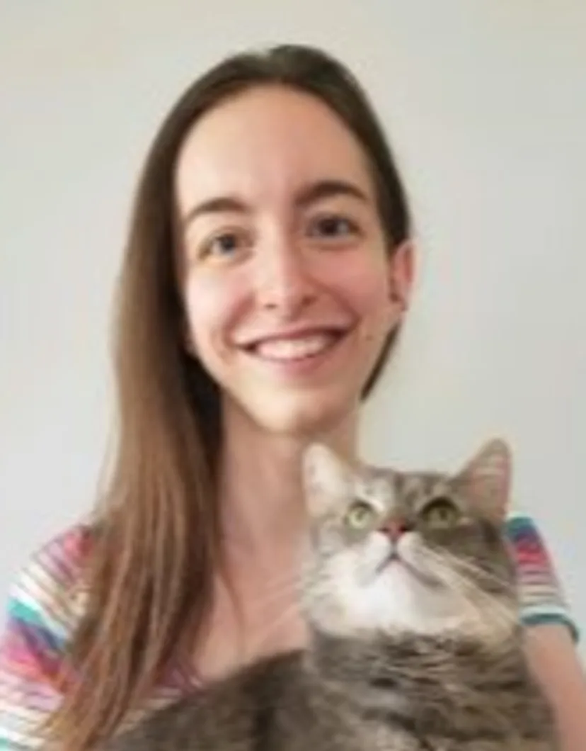 Dr. Kayla Woodlock with cat
